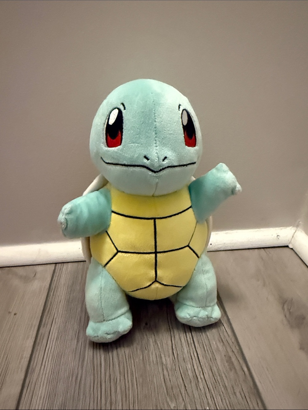 Pokemon Squirtle Plush - Light Blue and Yellow Soft Toy